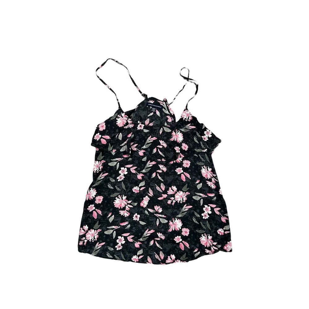 American Eagle Outfitters Modal Ruffled Racerback Tank Cami Size XS